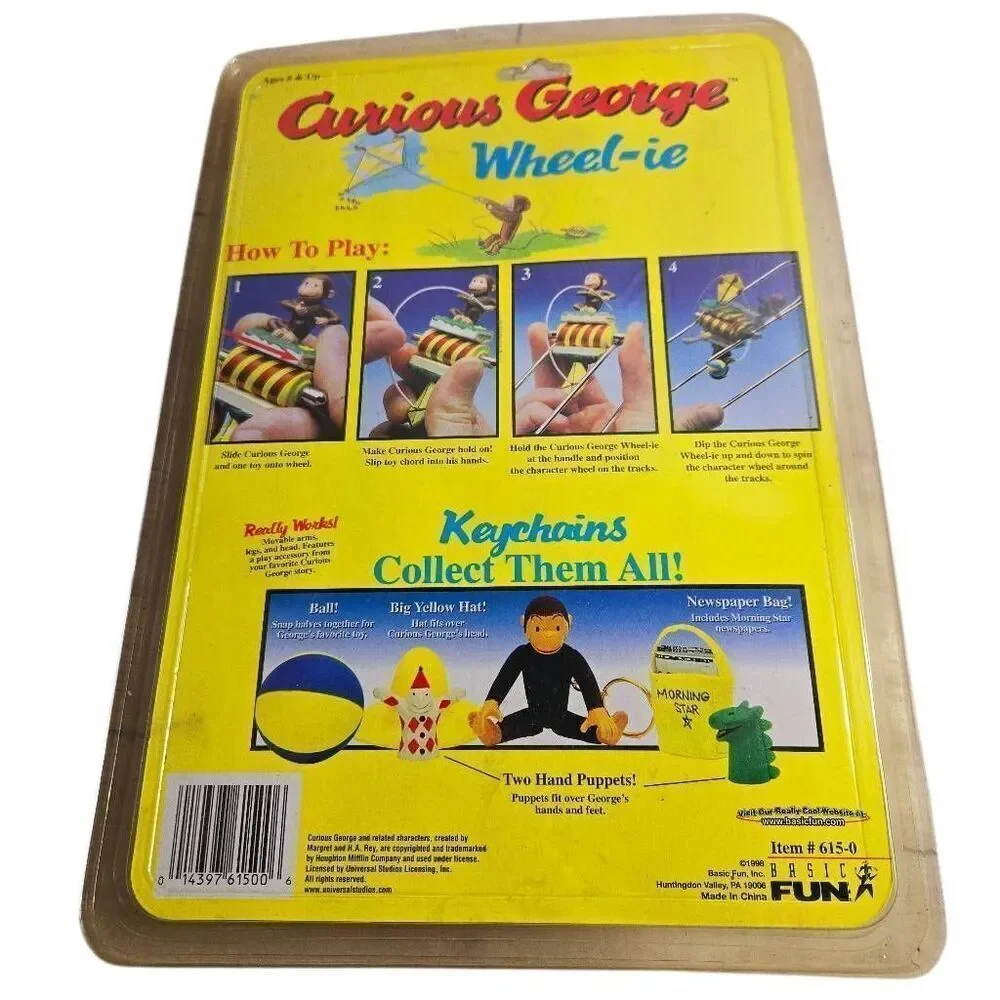 Adorable Curious George Wheel-ie New